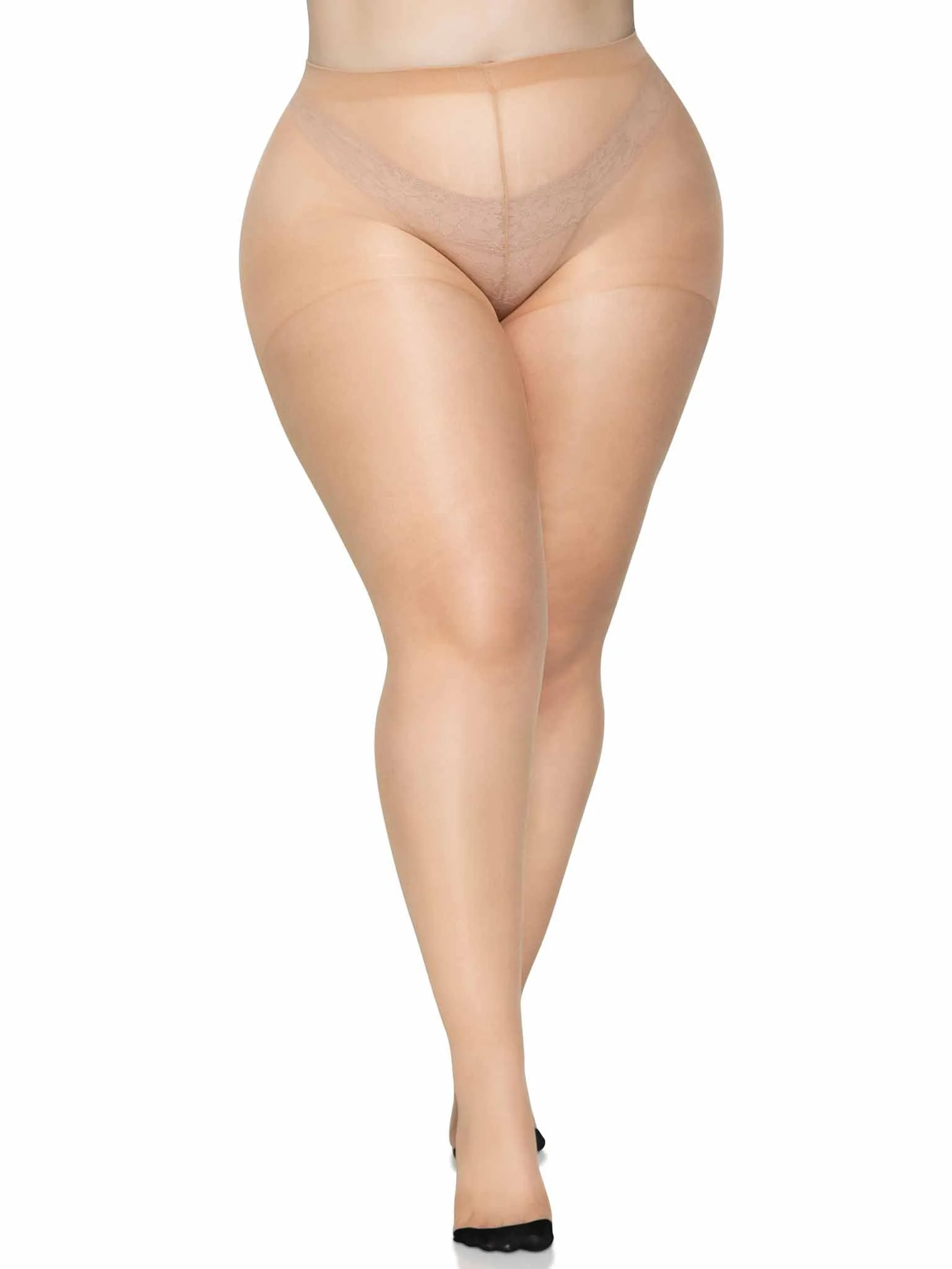 Nyx Plus Cuban Heel Pantyhose - Image 6