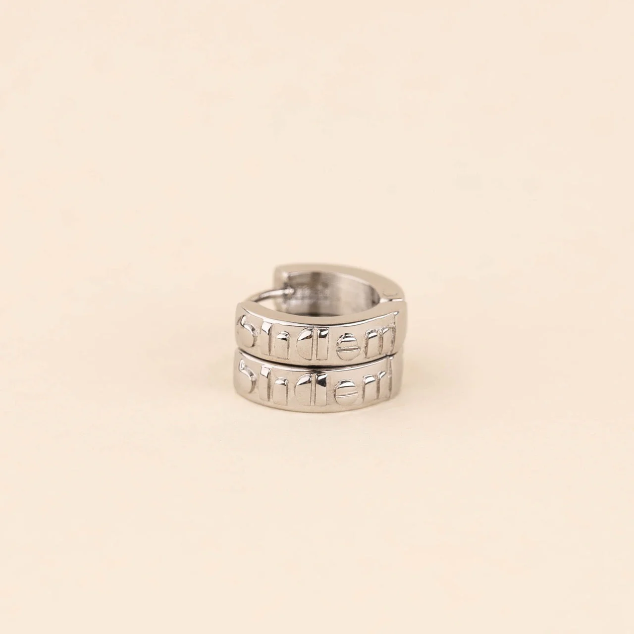Oh Clem Chunky Huggie Hoop Earrings - Image 5