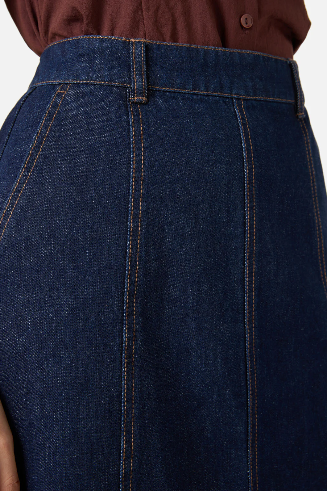 Ophelia Dark Denim Skirt - Image 2