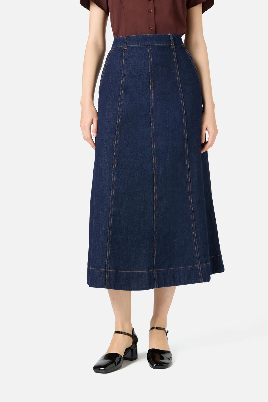Ophelia Dark Denim Skirt - Image 3