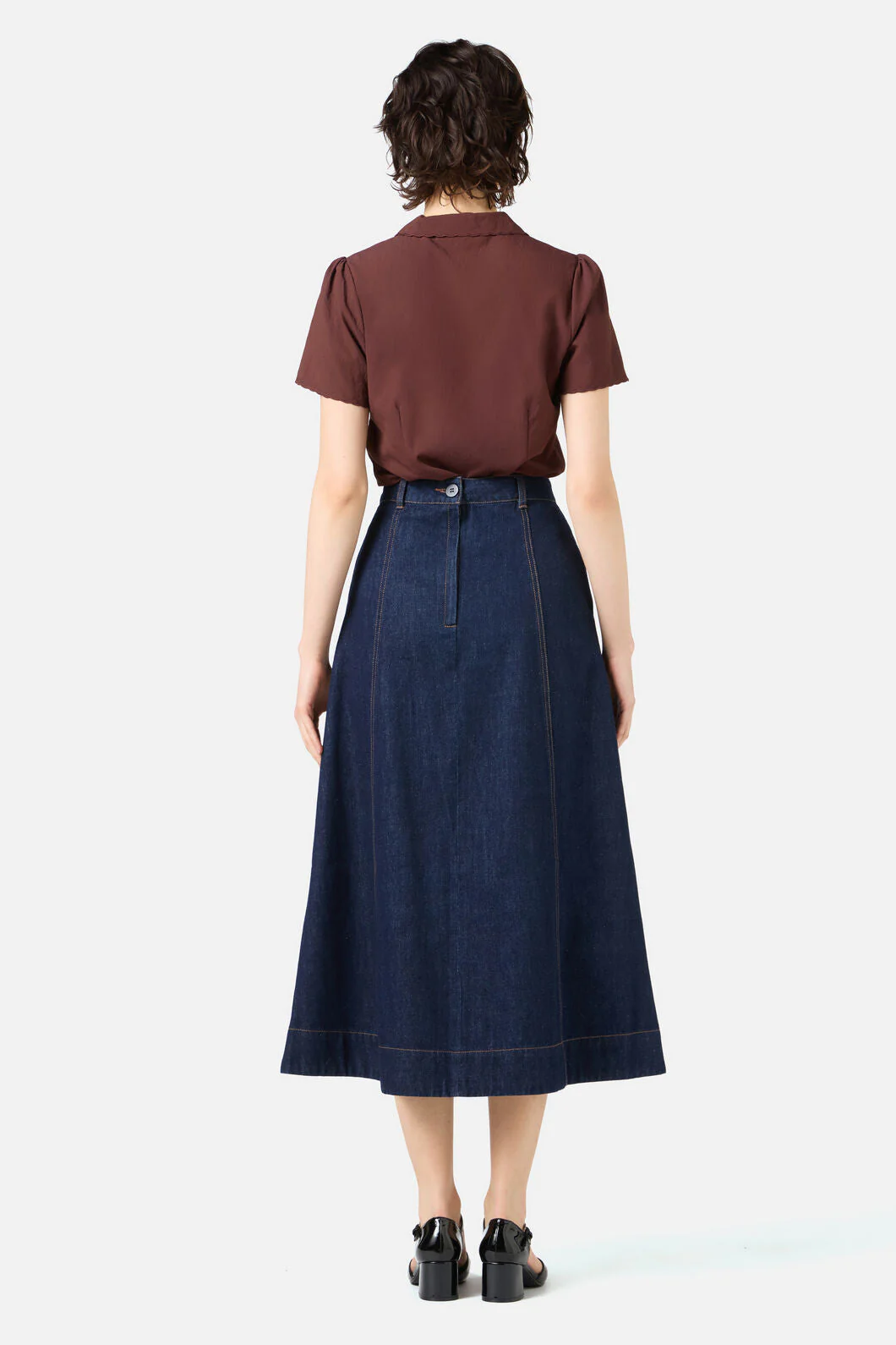 Ophelia Dark Denim Skirt - Image 5