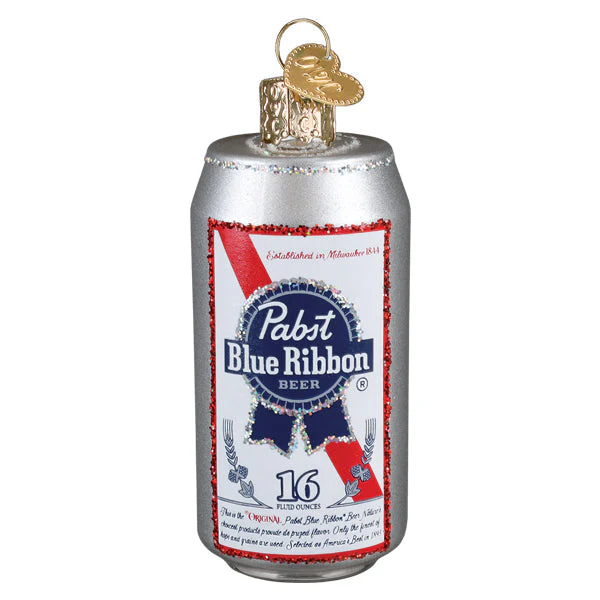 Pabst Blue Ribbon Beer Can Ornament - Image 3