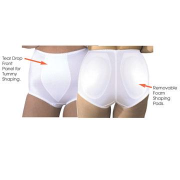 Padded Panty Brief Light Shaping (Removable Pads) | Style 914 - Image 2