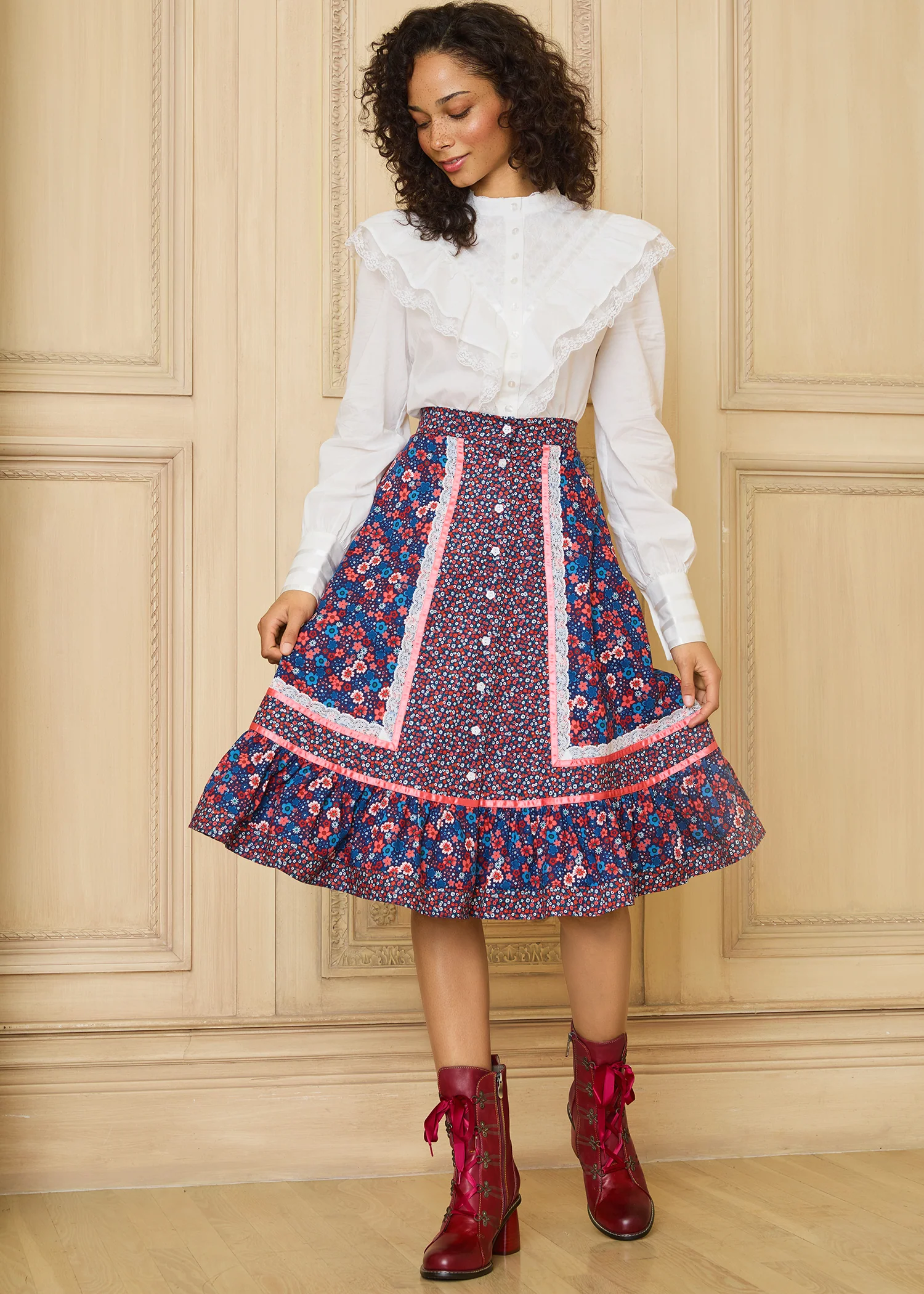 GUNNE SAX for ModCloth's Isabella Midi Skirt - Image 3