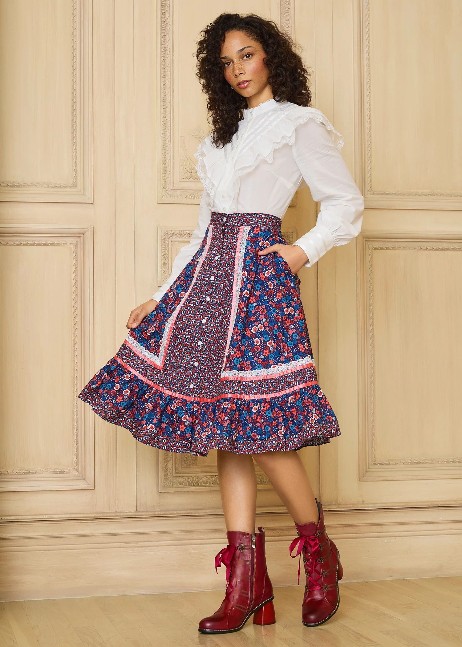 GUNNE SAX for ModCloth's Isabella Midi Skirt - Image 4