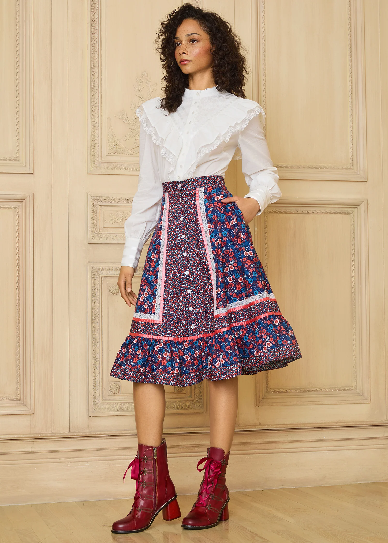 GUNNE SAX for ModCloth's Isabella Midi Skirt - Image 8