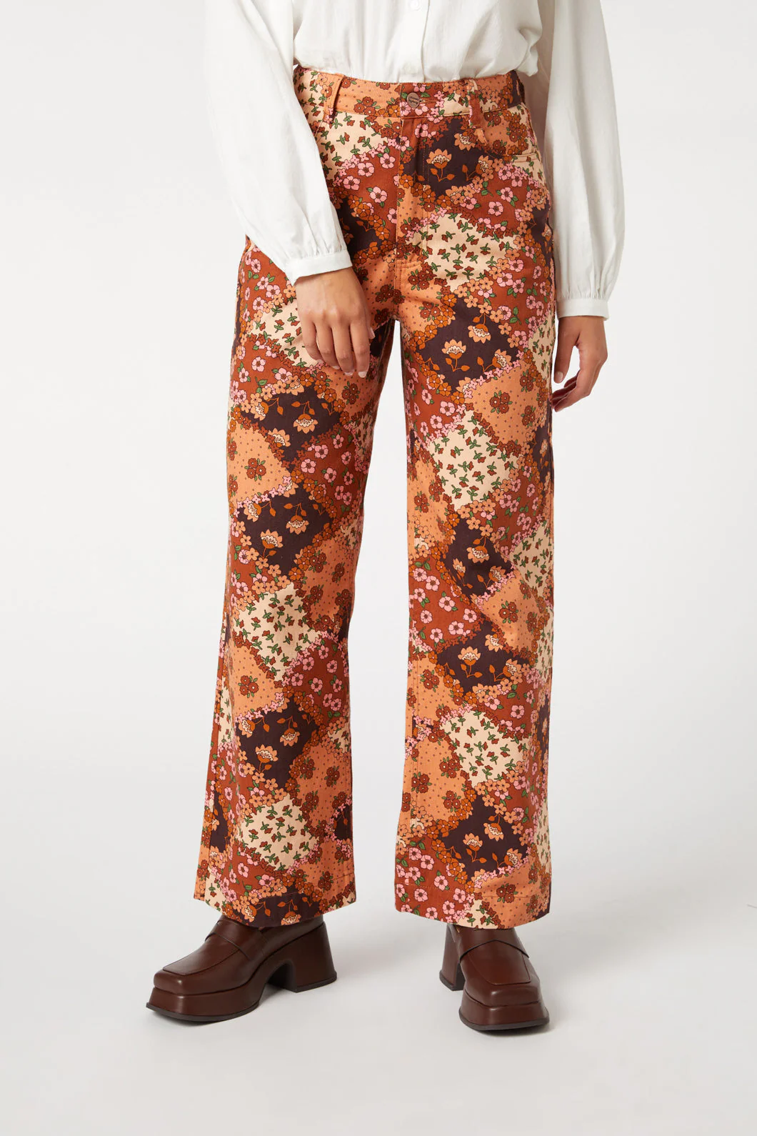Patchwork Flower Jean - Image 3