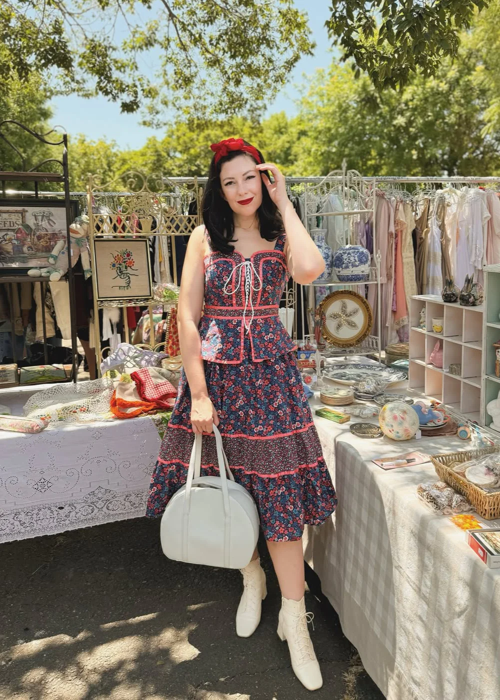 GUNNE SAX for ModCloth Grace Peplum Midi Dress - Image 3