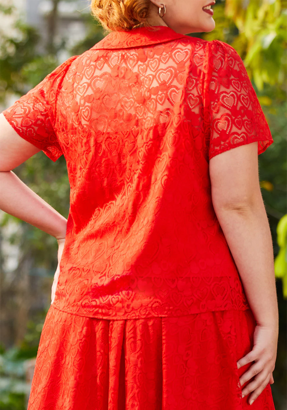 Heart Throb Button-Up Top (Final Sale) - Image 6