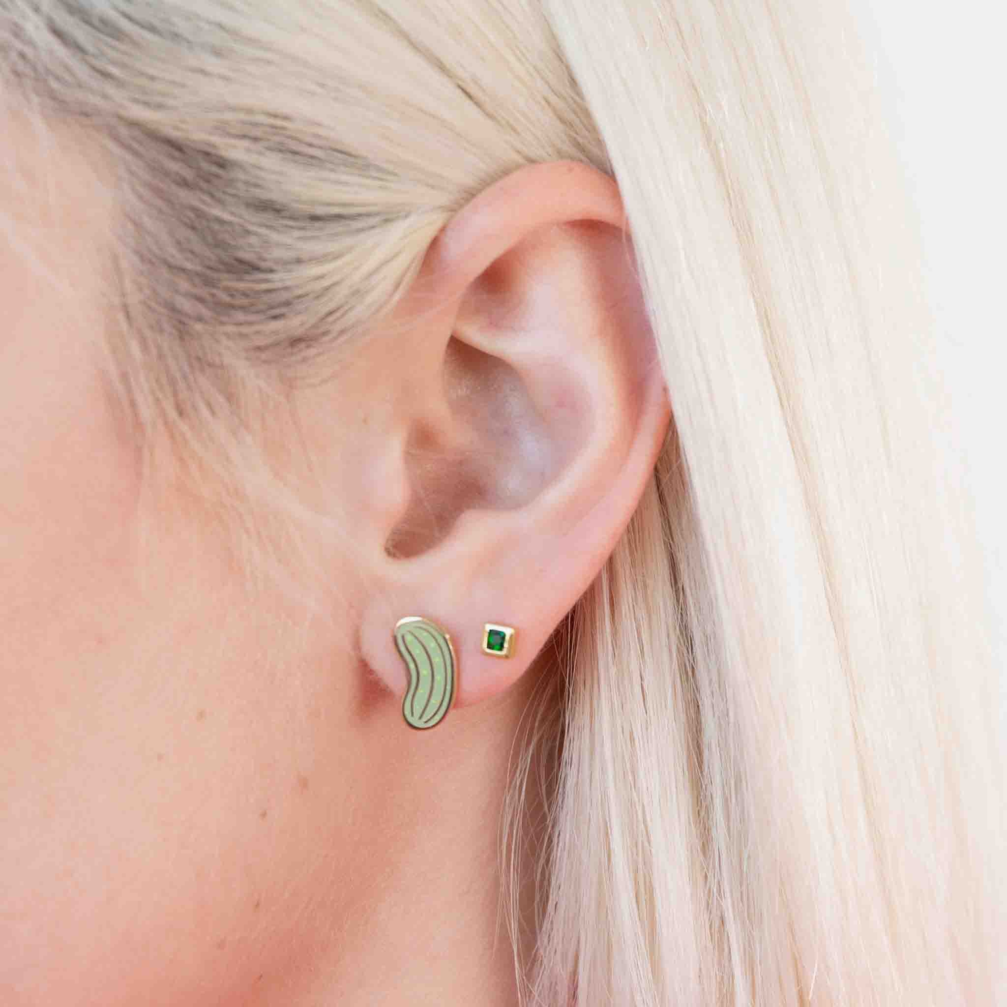 Pickle Stud Earrings - Image 5