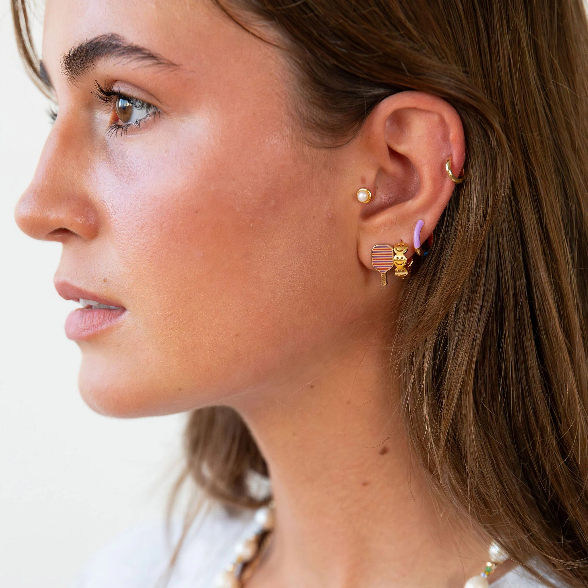 Pickleball Stud Earrings - Image 2