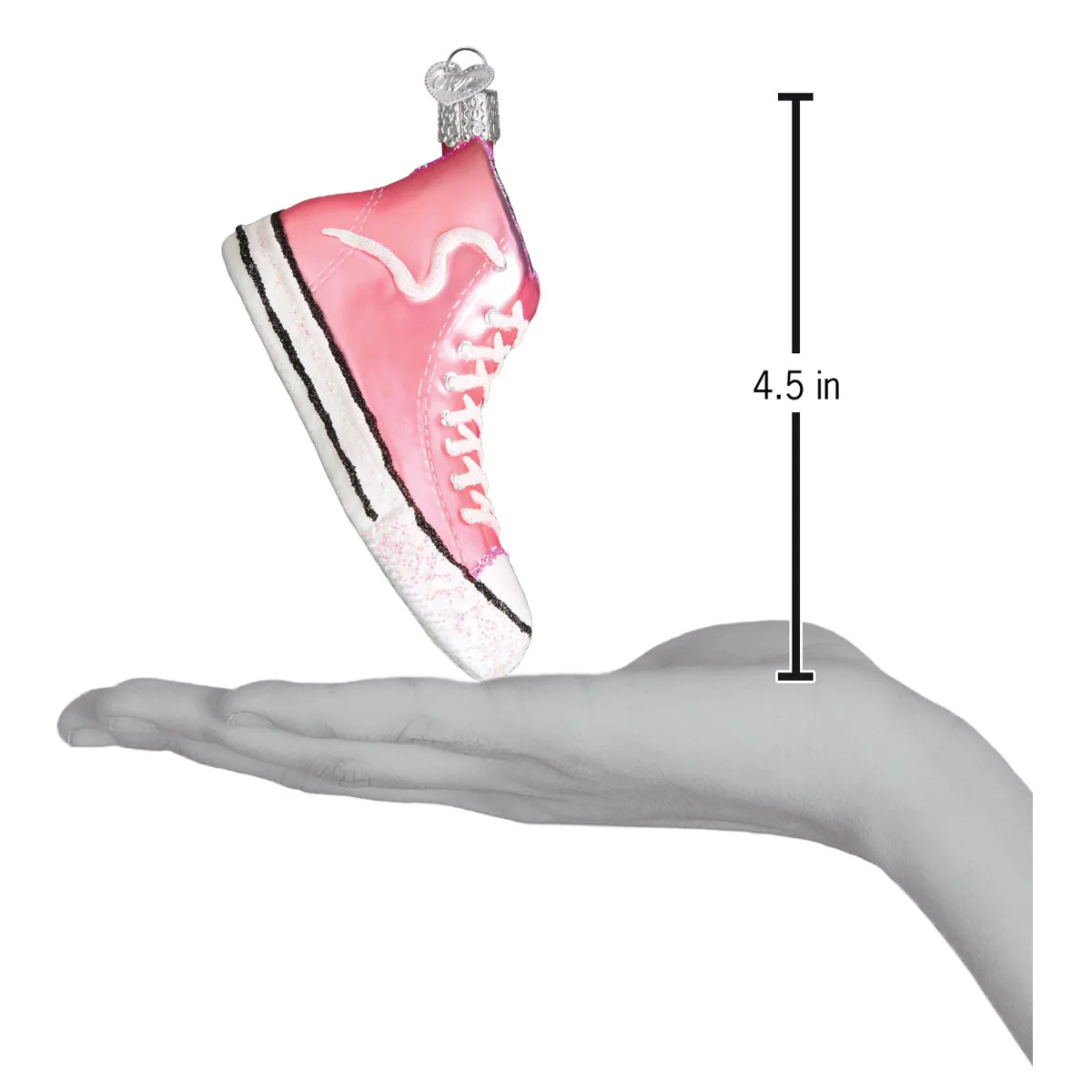 Pink High-top Sneaker Ornament - Image 6
