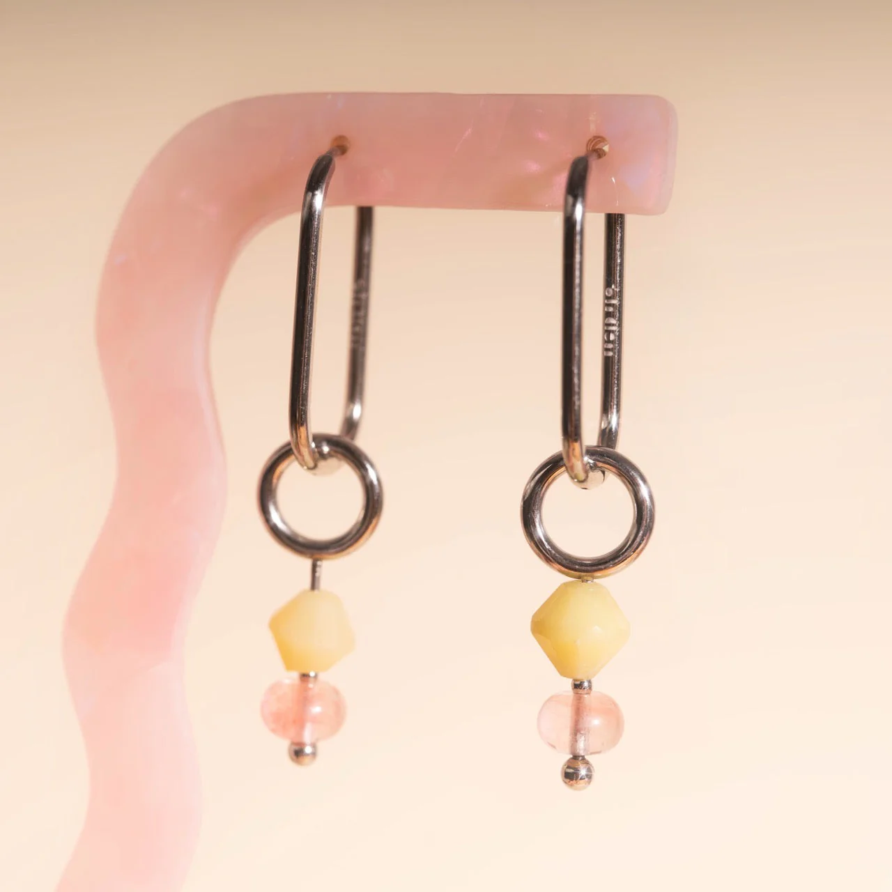 Pink Lemonade Huggie Hoop Charms - Image 12