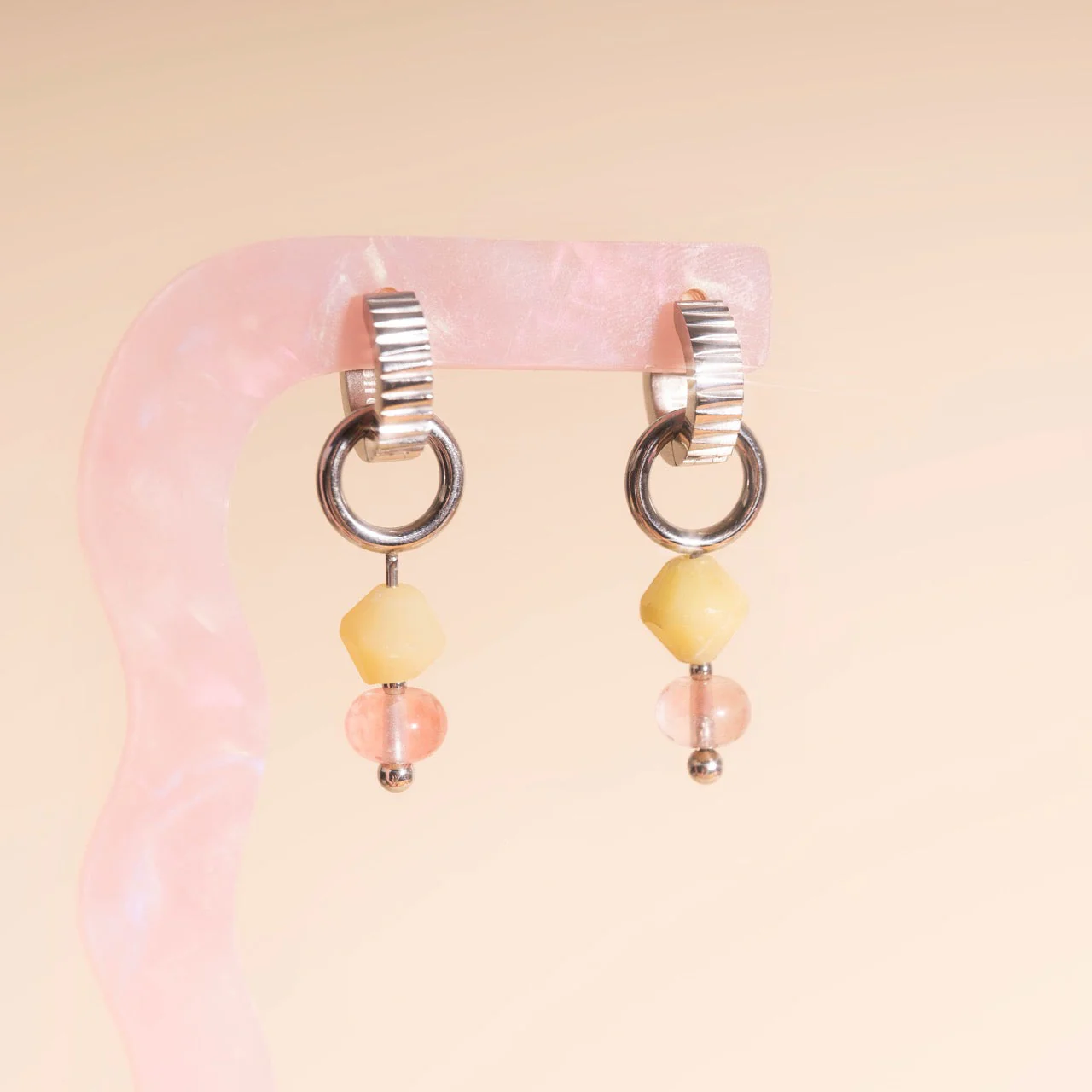 Pink Lemonade Huggie Hoop Charms - Image 13