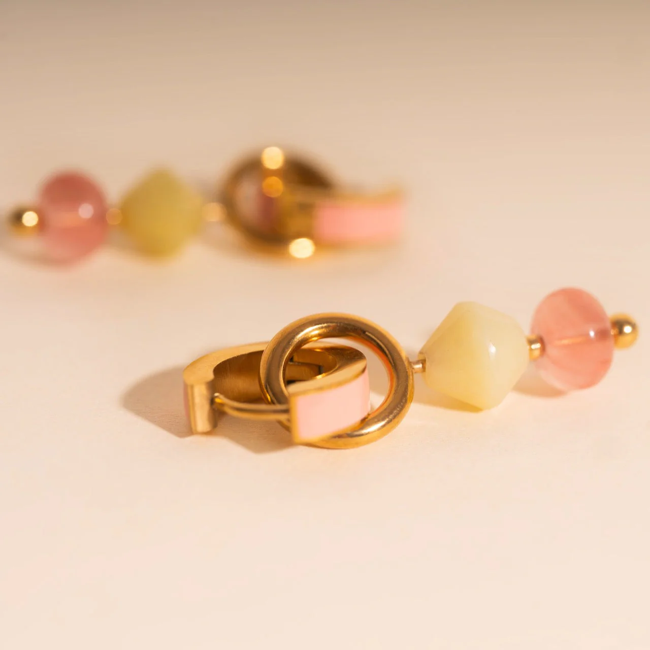 Pink Lemonade Huggie Hoop Charms - Image 6