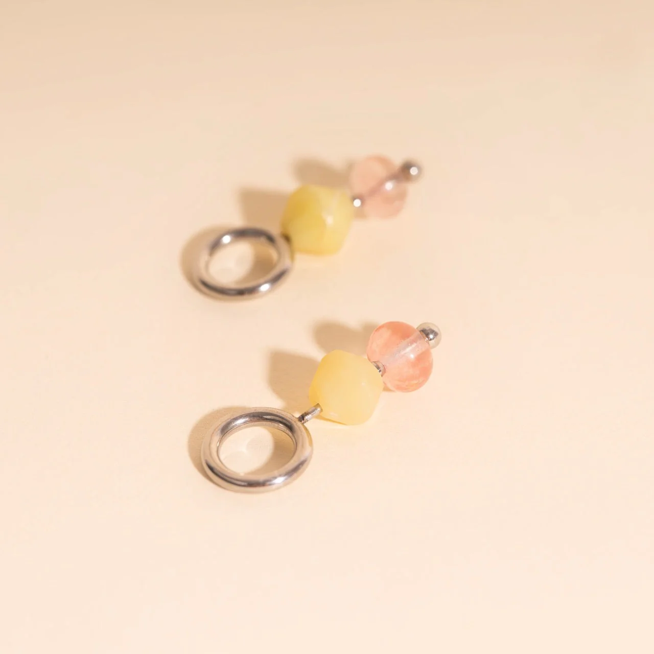 Pink Lemonade Huggie Hoop Charms - Image 9