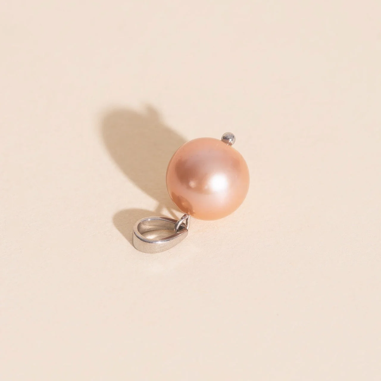 Pink Pearl Necklace Charm - Image 8
