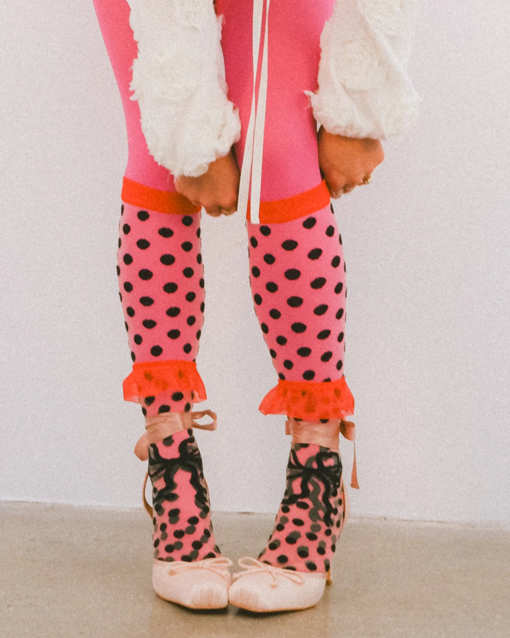 Polka Dot Bow Bundle π Socks + Knee Highs - Image 3