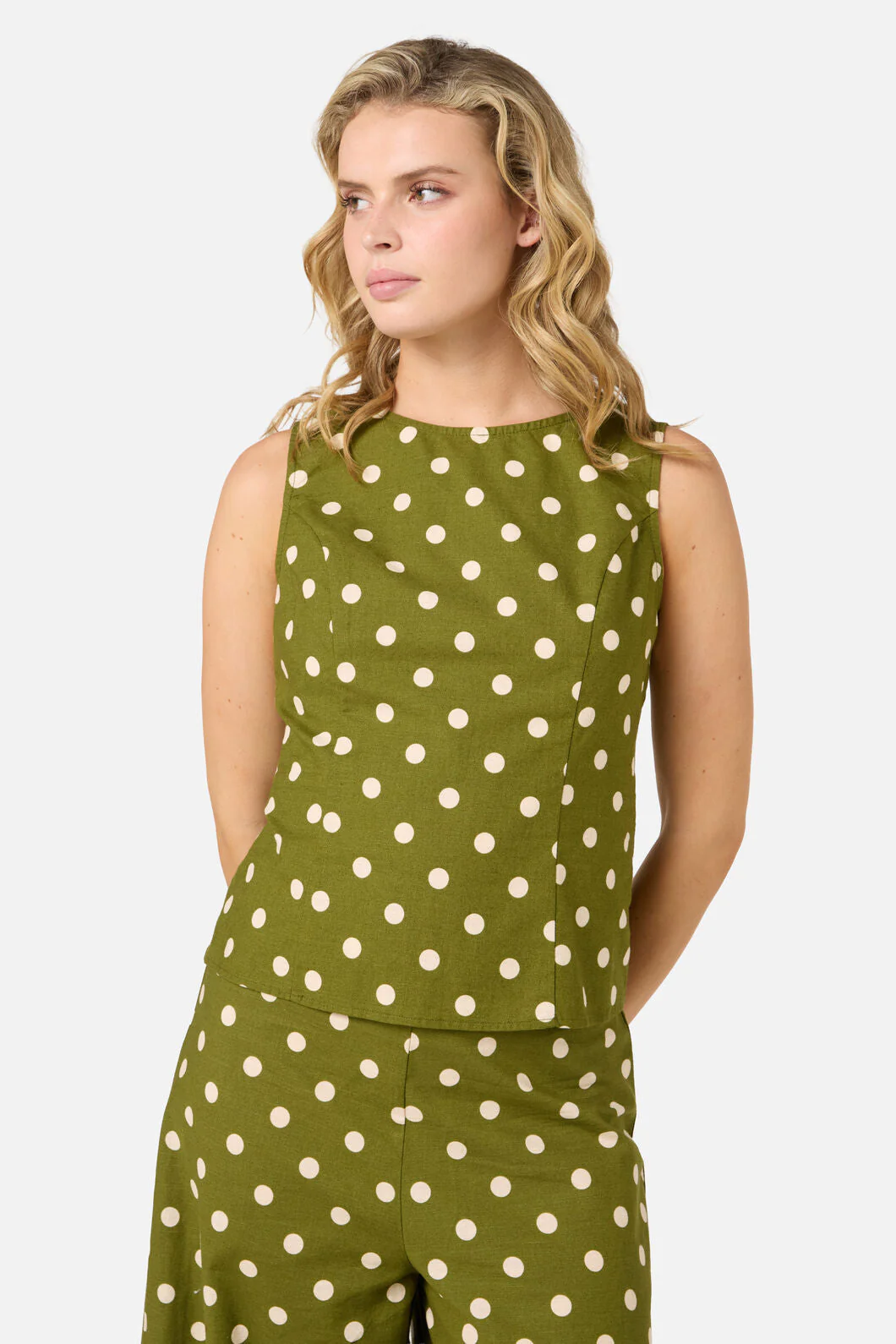 Polka Dot Shell Top - Image 12