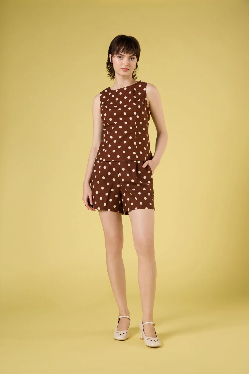 Polka Dot Shell Top - Image 6