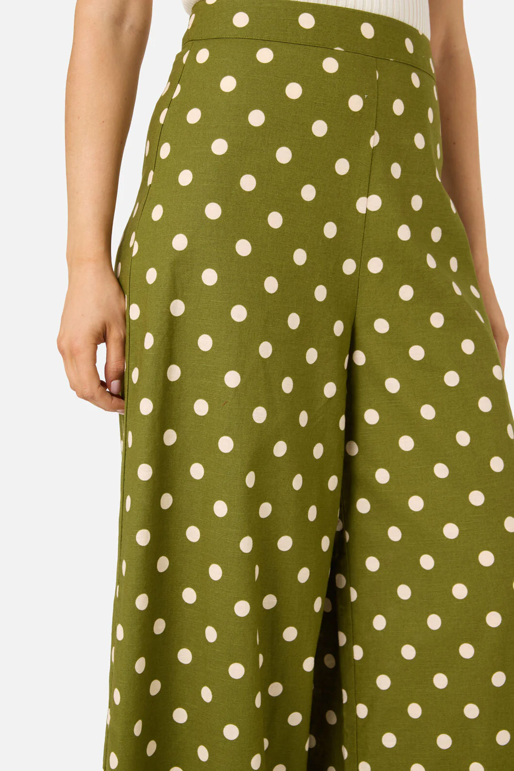 Polka Dot Wide Leg Pant - Image 2