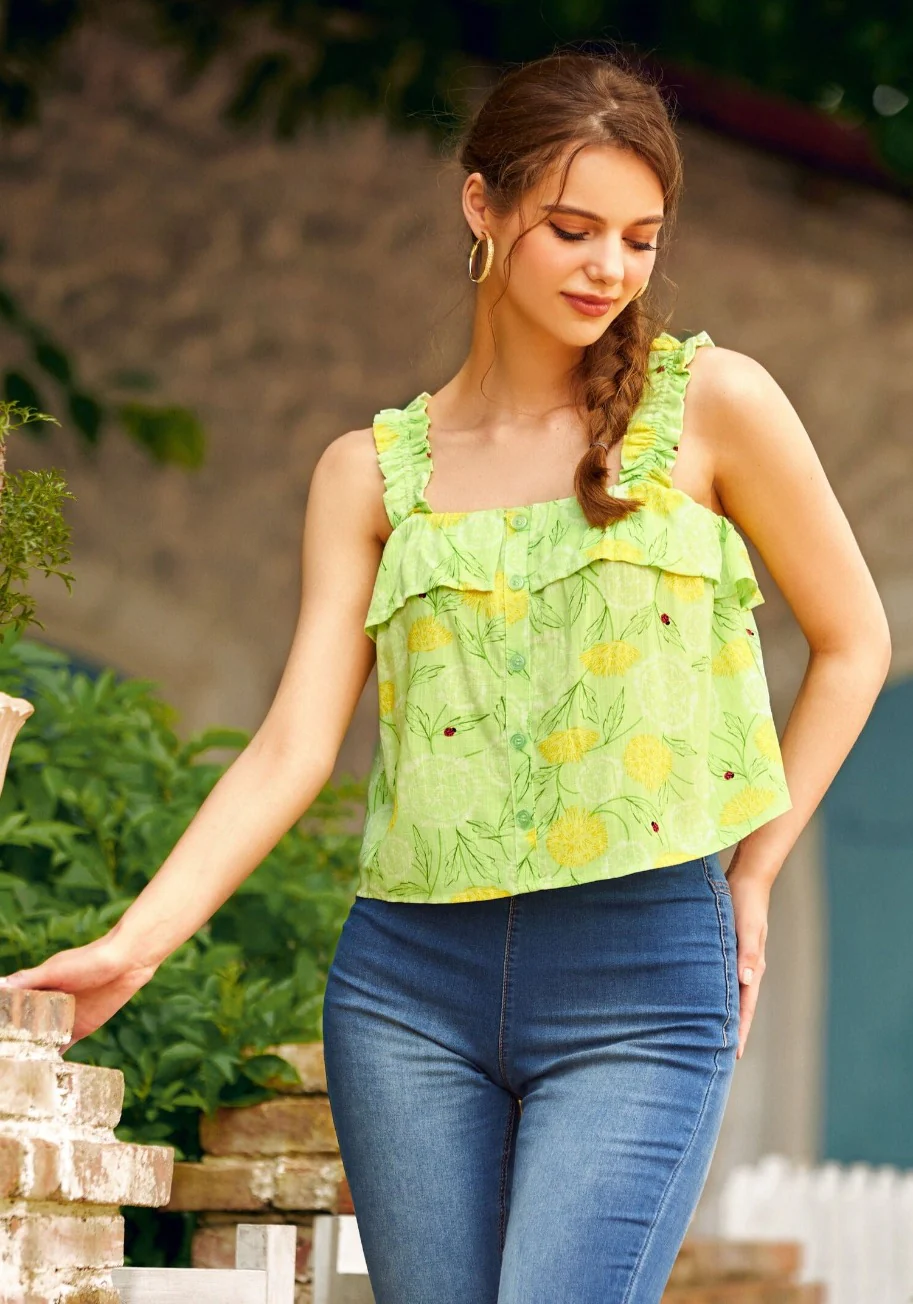 Radiant Ruffle Top (Final Sale) - Image 5