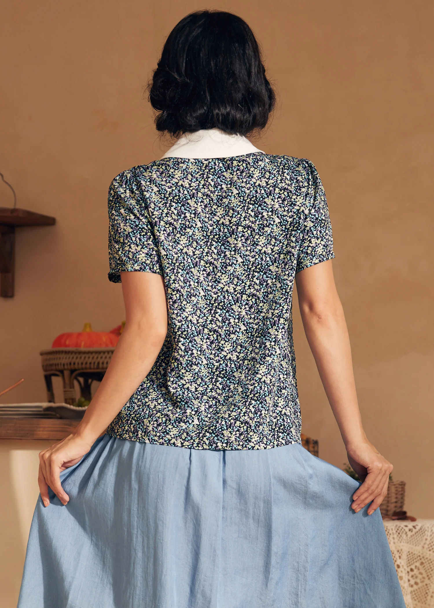 Positive First Impressions Tie-Neck Blouse - Image 5