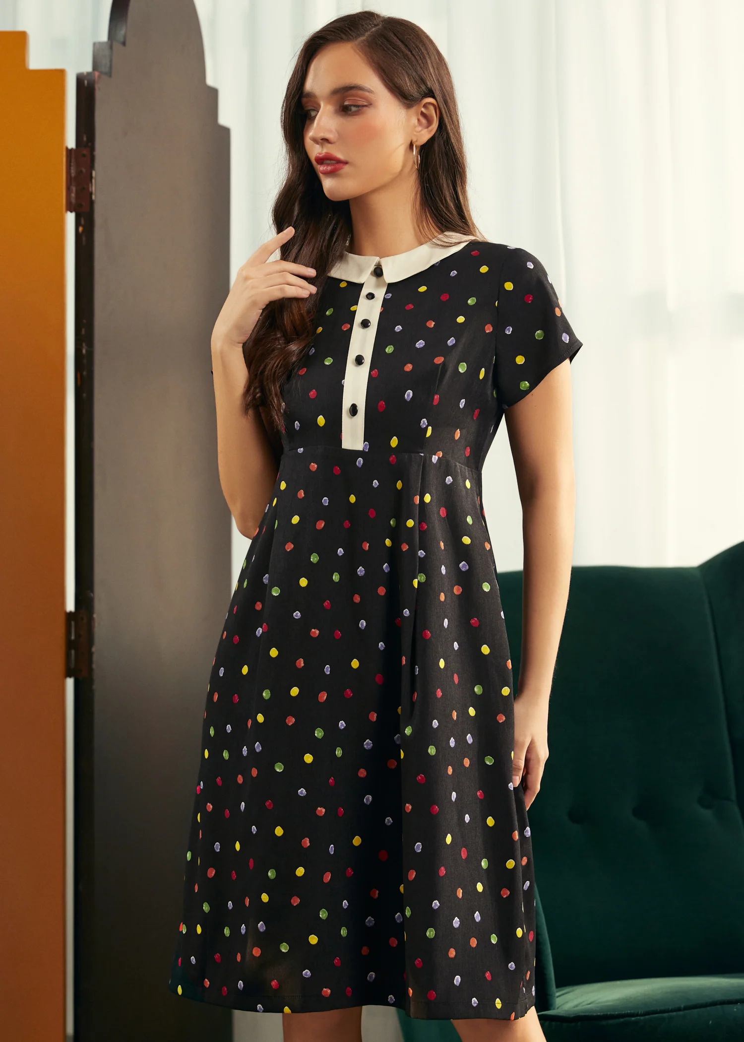 Pretty at the Pumpkin Patch Shirtwaist Dress - Image 3