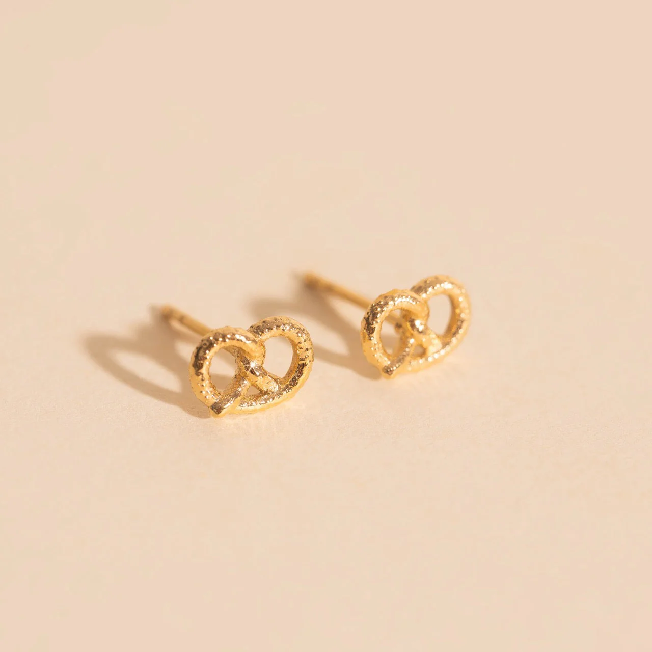 Pretzel Stud Earrings - Image 2