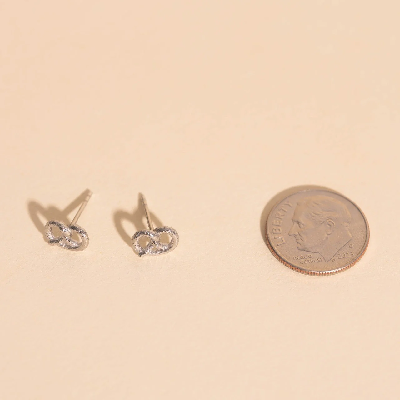 Pretzel Stud Earrings - Image 8
