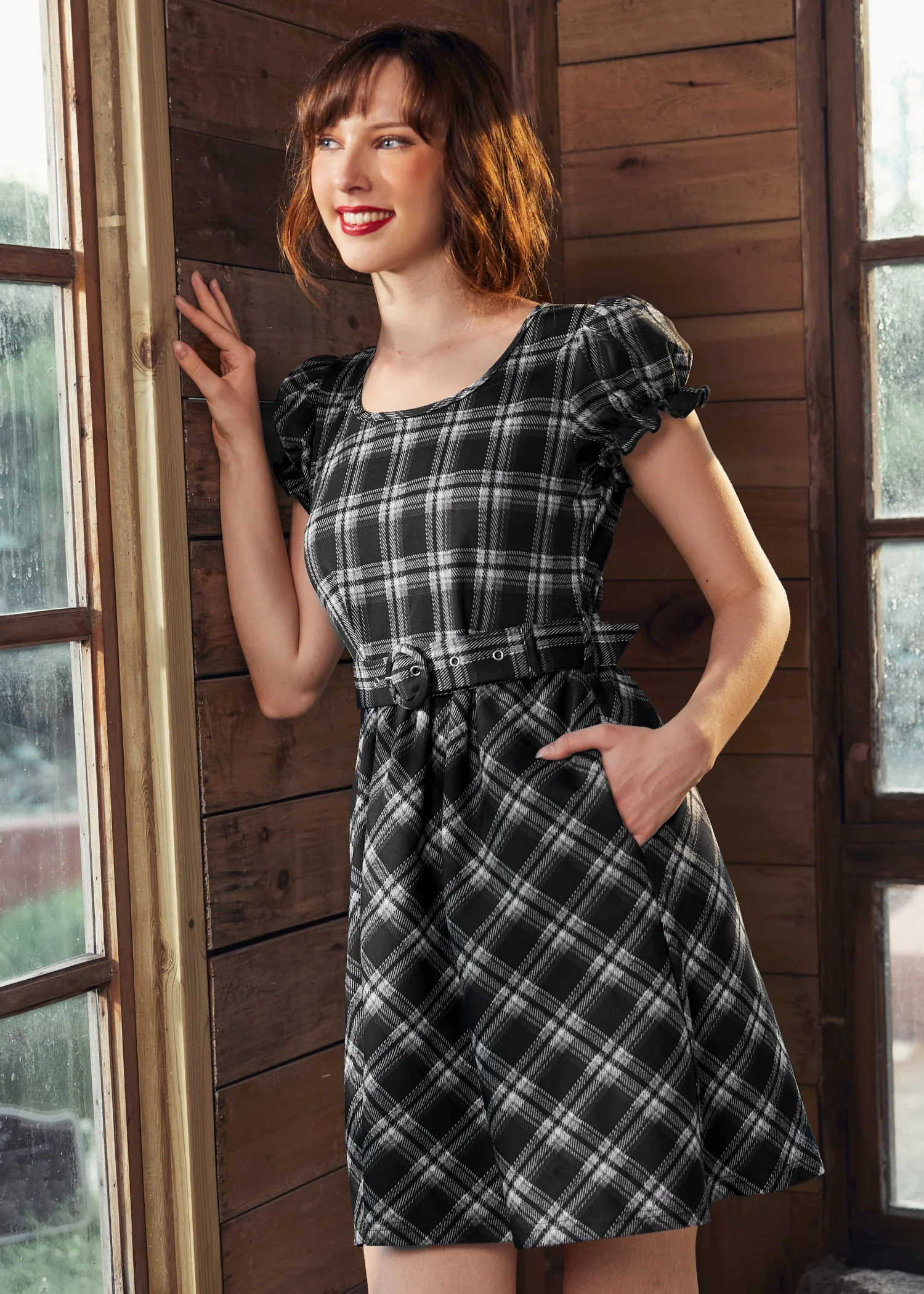 Plaid & Prejudice Dress - Image 3
