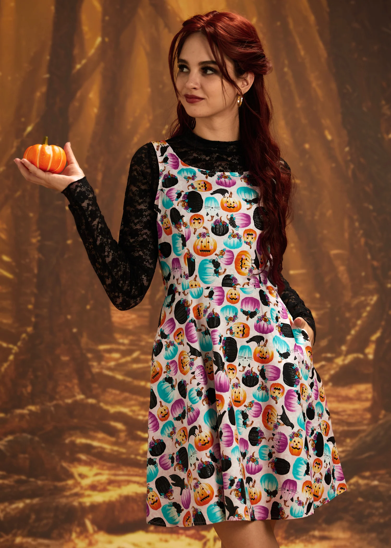 Pumpkin & Crow Skater Dress - Image 3