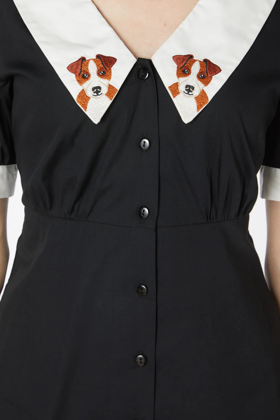 Puppy Embroidery Dress - Image 5