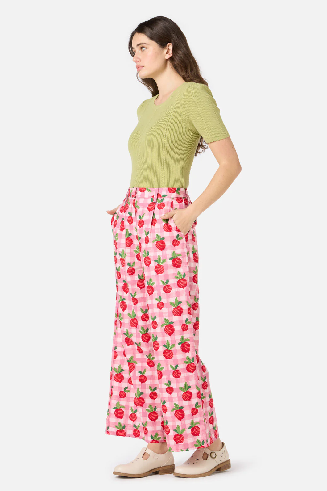 Radish Picnic Culotte - Image 5