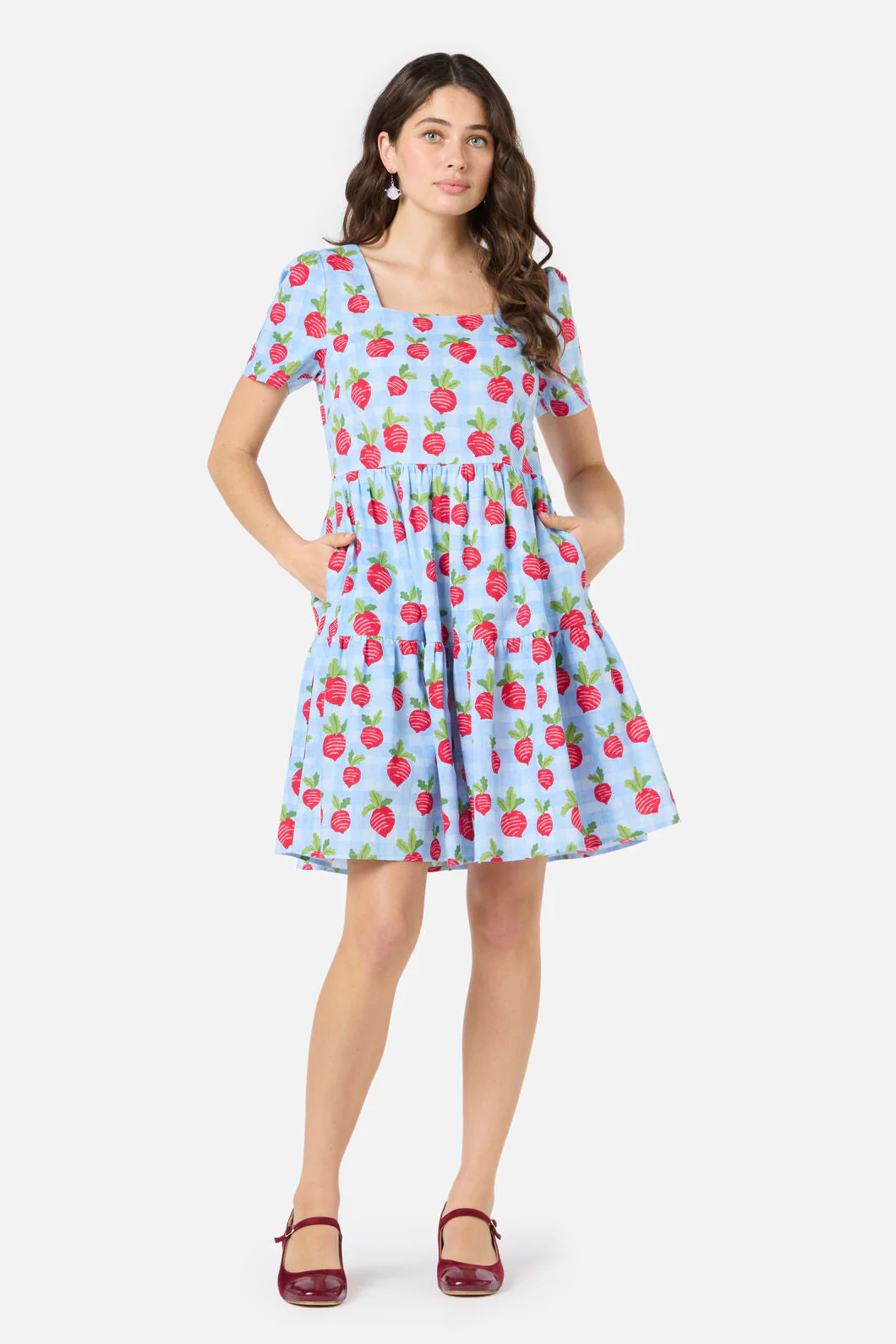 Radish Picnic Smock Dress - Image 4