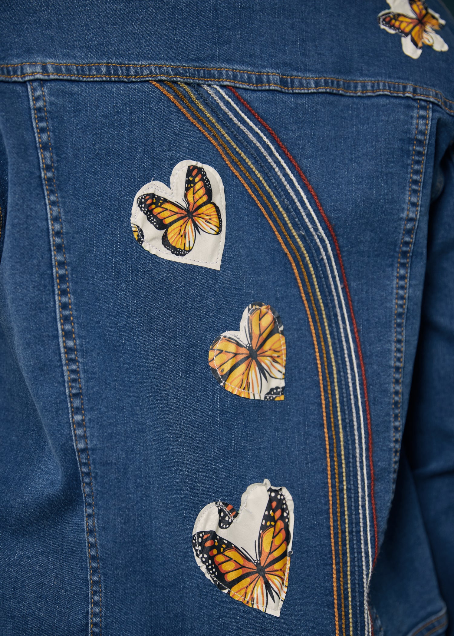 Over the Rainbow Denim Jacket - Image 3