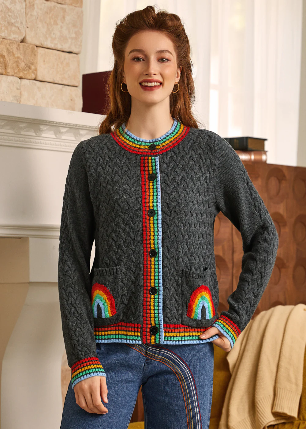 Twist & Shout Cable Cardigan - Image 5