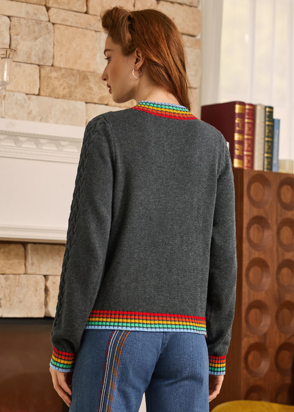 Twist & Shout Cable Cardigan - Image 6