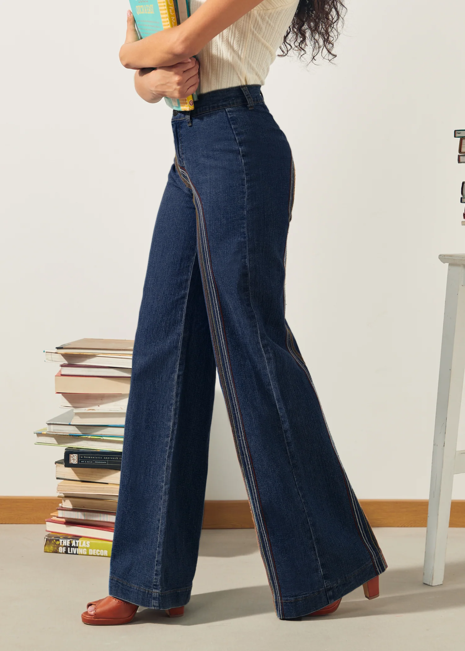 Rainbow With Me Wide-Leg Jeans - Image 5