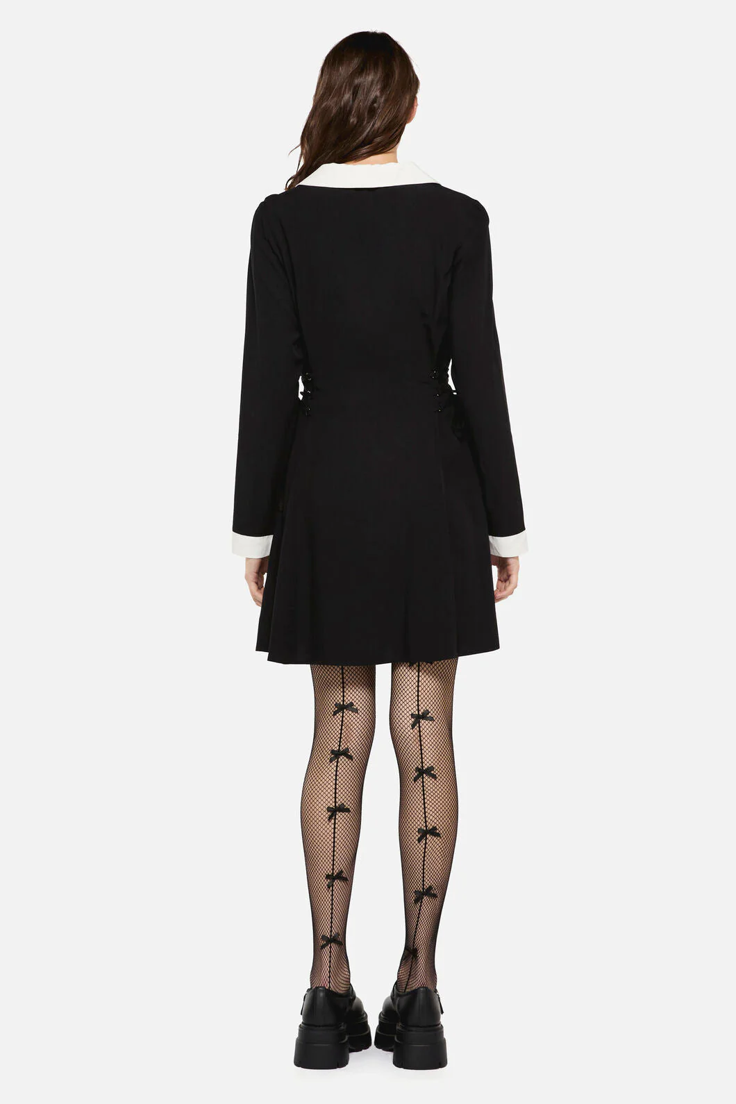 Ready To Rot Long Sleeve Contrast Dress - Image 5