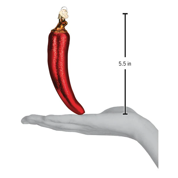Red Chili Pepper Ornament - Image 4