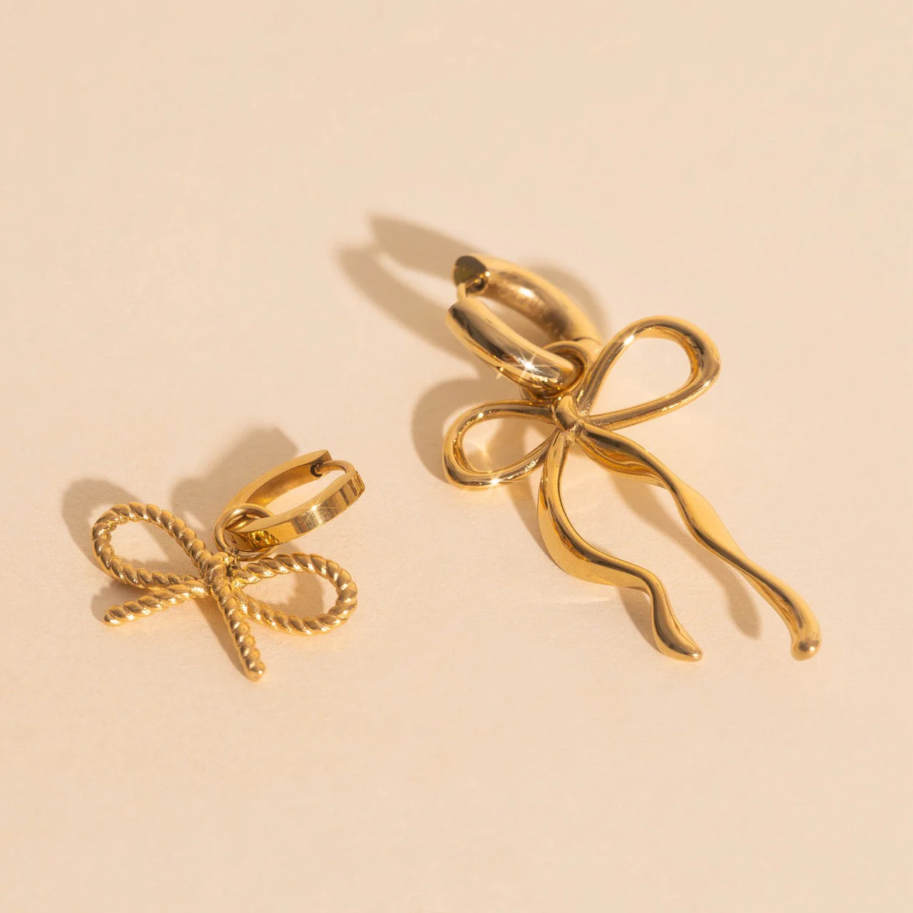 Ribbon Bow Huggie Hoop Charms - Image 13
