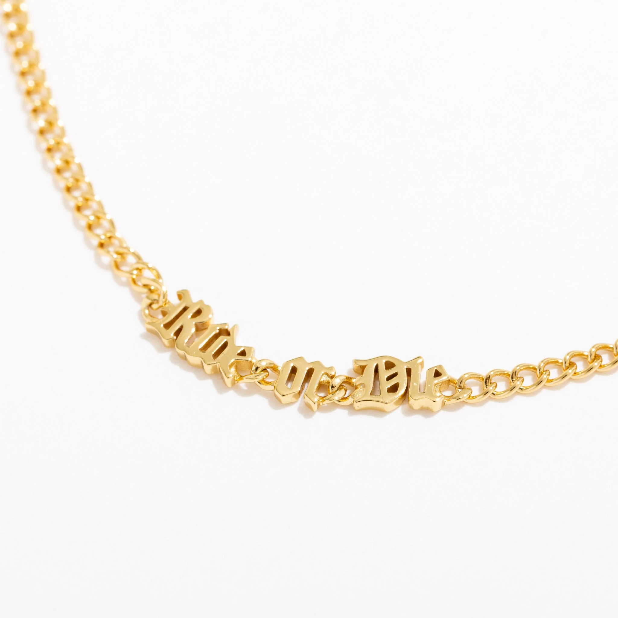 Ride or Die Chain Necklace .925