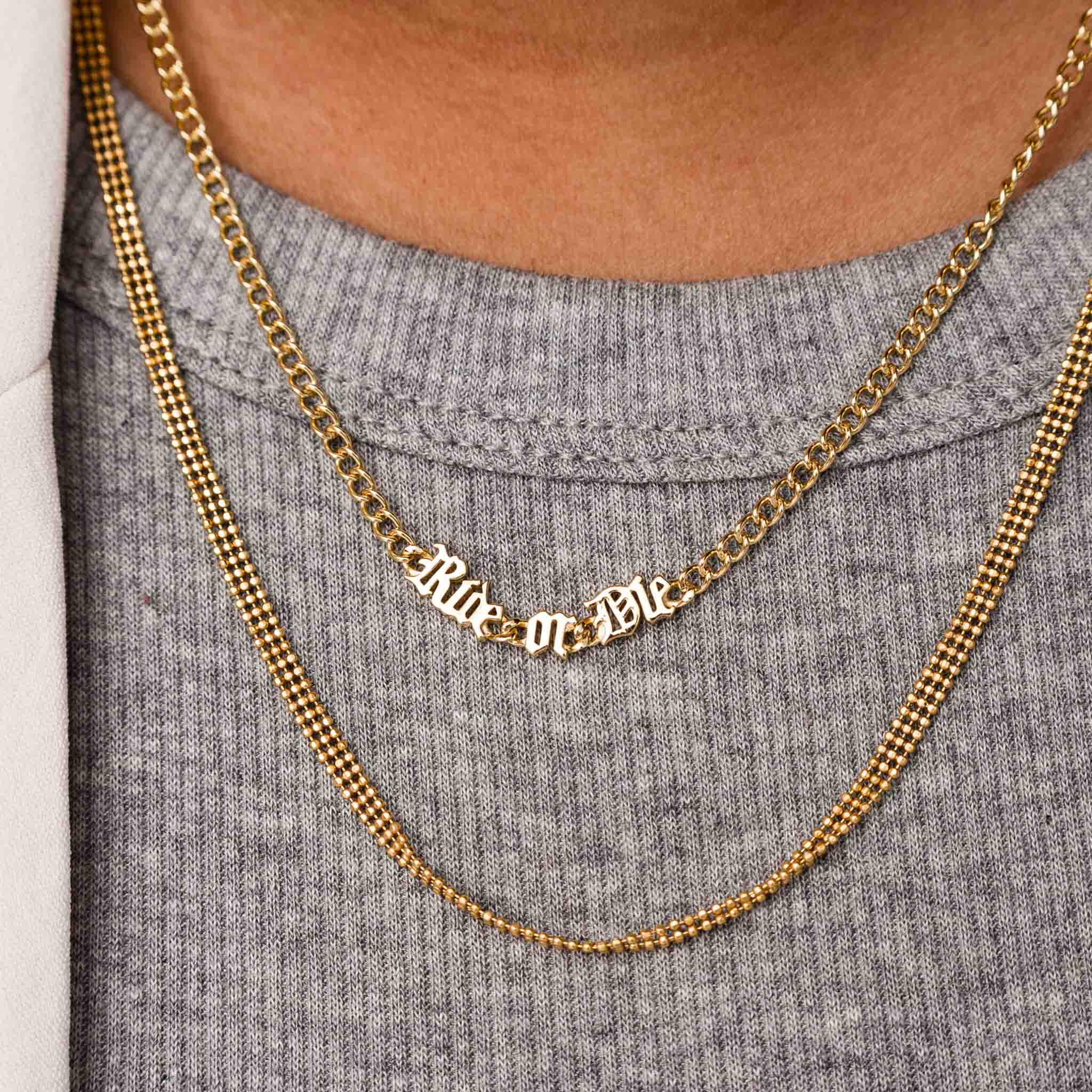Ride or Die Chain Necklace .925 - Image 2