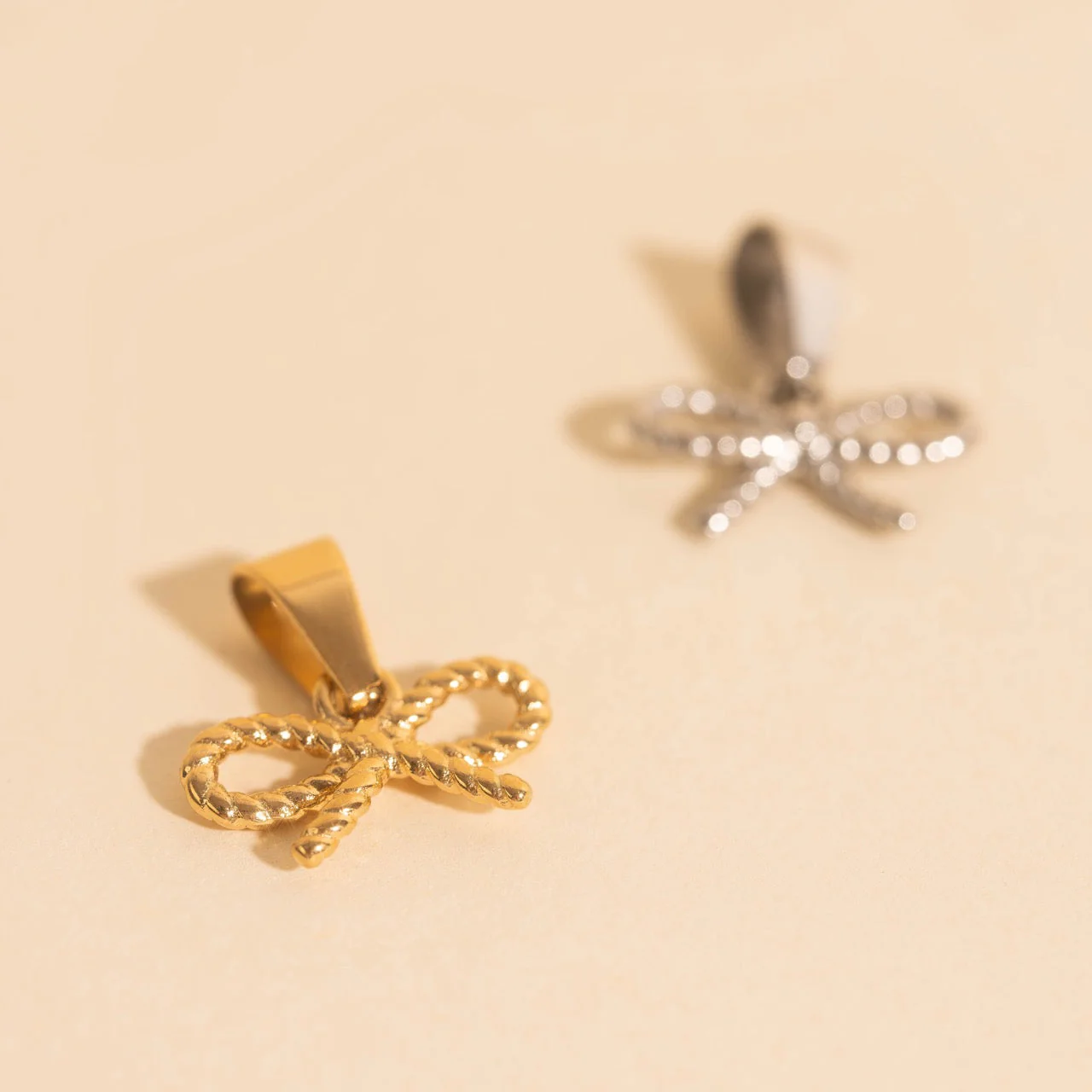Rope Bow Necklace Charm - Image 4