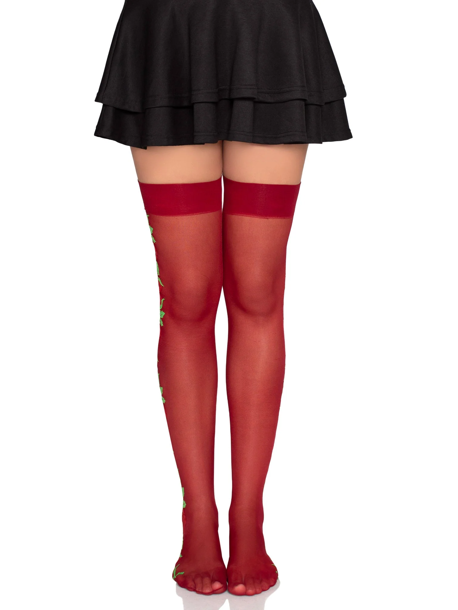 Roselle Floral Side Thigh Highs - Image 5