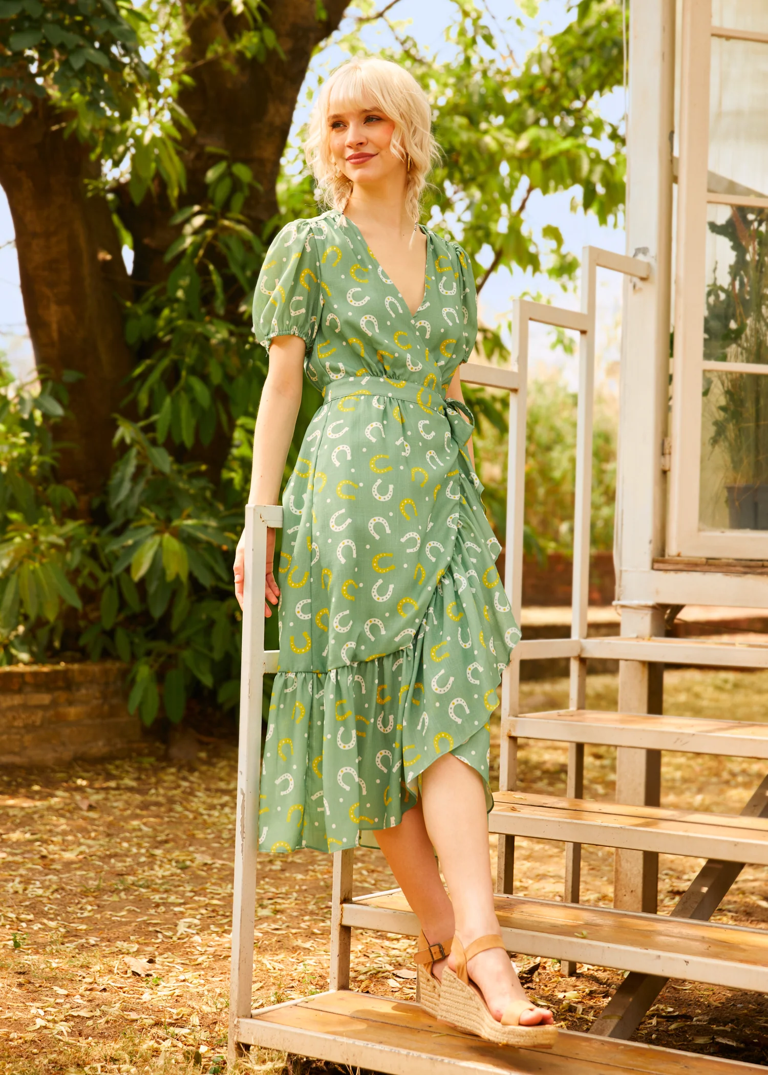 Luck Be a Lady Wrap Dress - Image 3