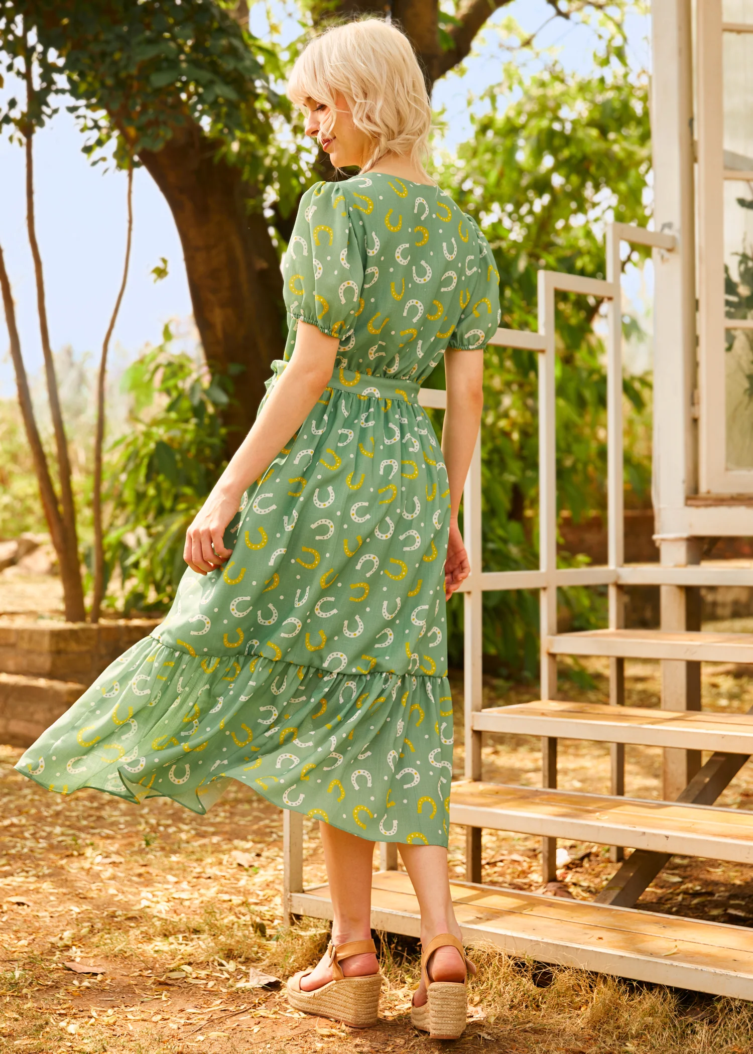 Luck Be a Lady Wrap Dress - Image 4