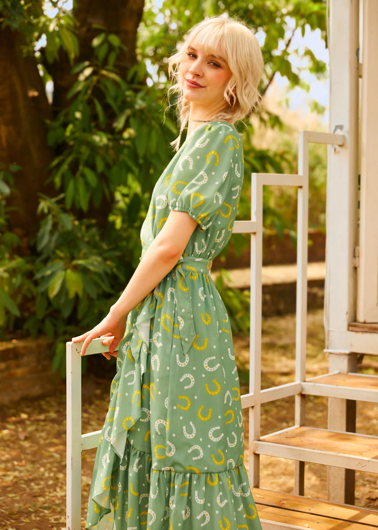 Luck Be a Lady Wrap Dress - Image 6
