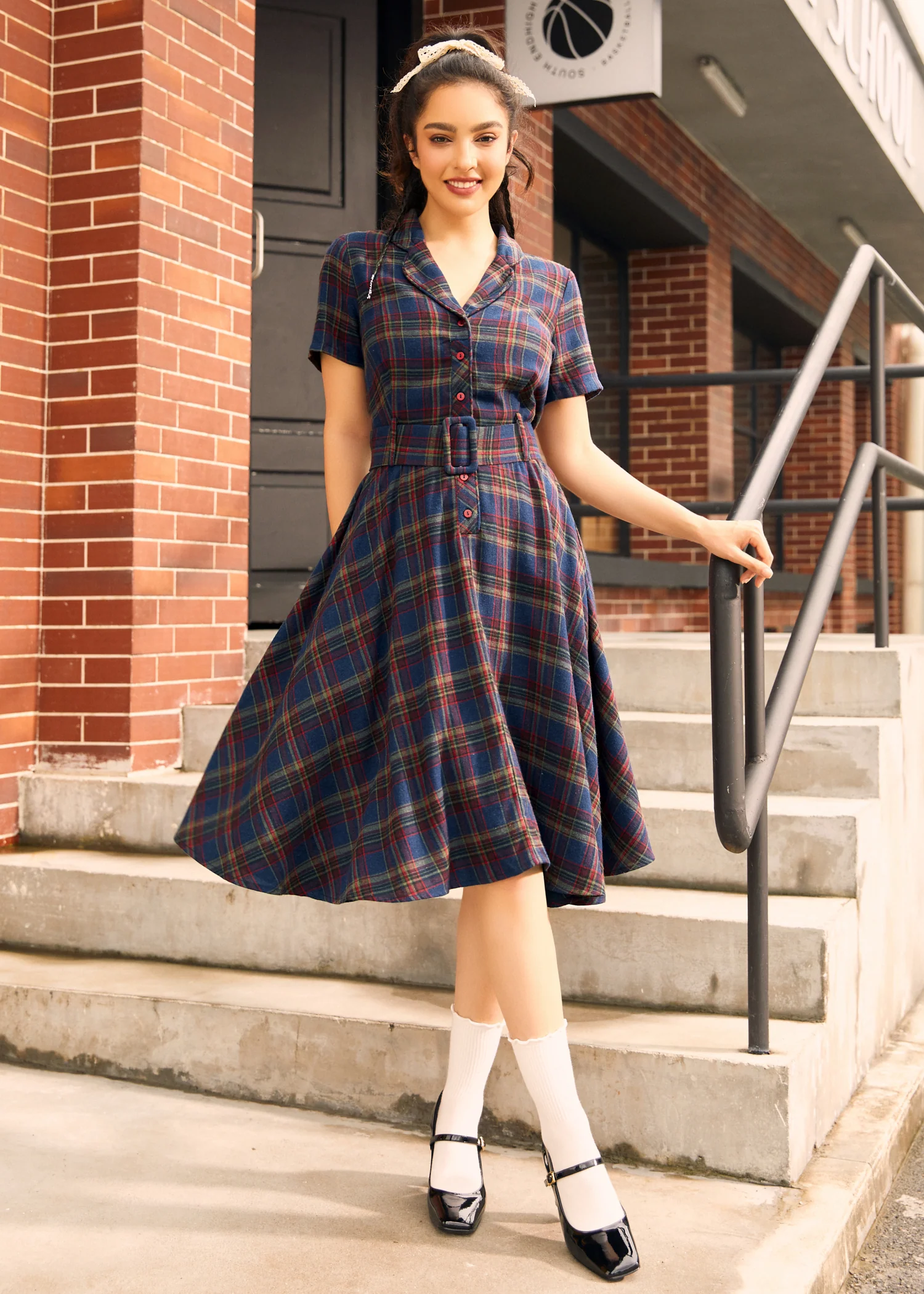 Rustic Elegance Casual Dress - Image 7